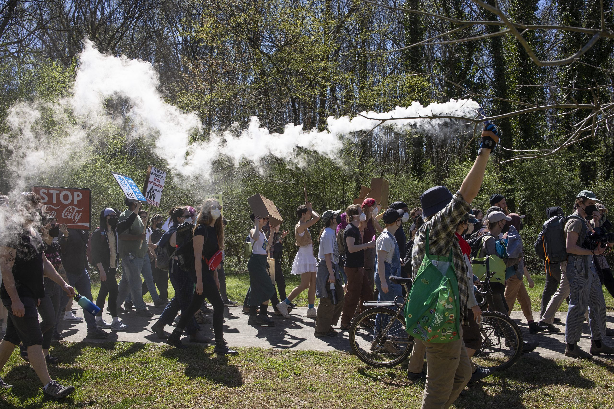 Police arrest organizers behind Cop City protester bail fund